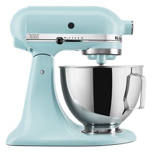 Deluxe 4.5 Quart Tilt-Head Stand Mixer Mineral Water Blue | KitchenAid