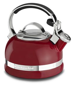 kitchenaid tea kettle red
