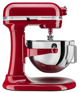 KitchenAid KV25G0XER 5 Quart Standalone Mixer Empire Red for sale online 