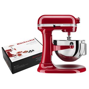 KitchenAid Professional 5 Plus Bowl-Lift Stand Mixer with Bonus Accessories  - Red for sale online
