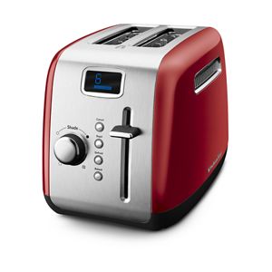 2 Slice, Manual High-Lift Lever Toaster with LCD display