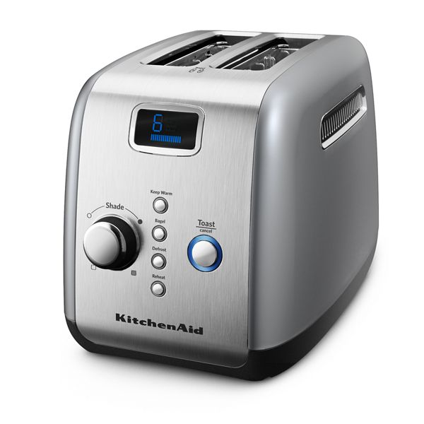 KitchenAid&reg; 2 Slice, One-touch motorized lift control Toaster with LCD display