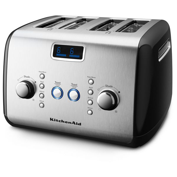 KitchenAid&reg; Refurbished 4 Slice, One-touch motorized lift control Toaster with LCD display