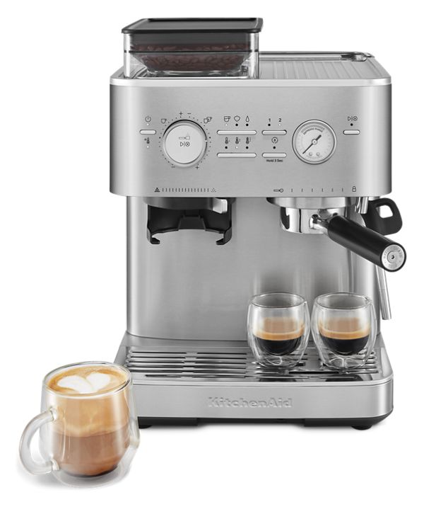 KitchenAid&reg; Semi Automatic Espresso Machine with Burr Grinder