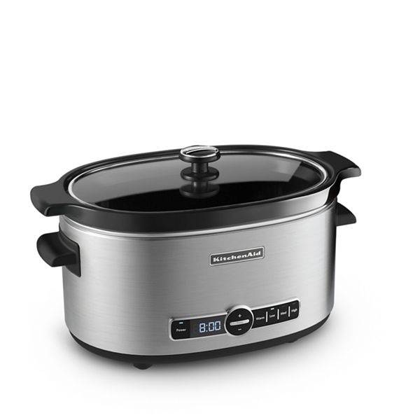 KitchenAid&reg; 6-Quart Slow Cooker with Solid Glass Lid