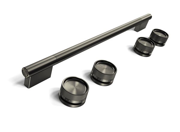 Black Ore Handle and Knob Hardware Accessory Kit for KitchenAid® Slide-In Convection Electric Range