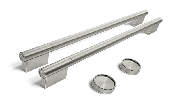 Stainless Steel Handle and Knob Hardware Accessory Kit for KitchenAid® 30" Double Wall Oven & Microwave Combo