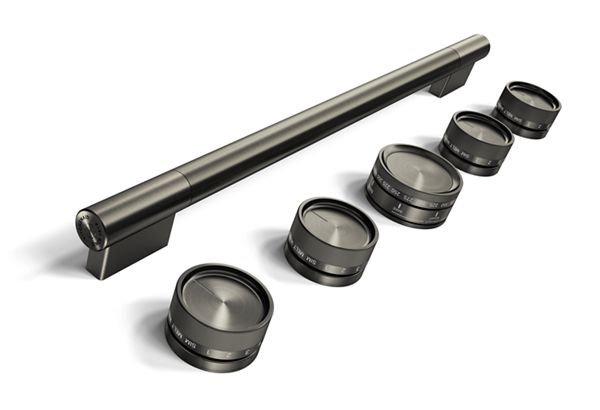 Black Ore Handle and Knob Hardware Accessory Kit for KitchenAid® 30" Commercial-Style Induction Range