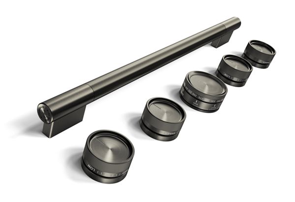 Black Ore Handle and Knob Hardware Accessory Kit for KitchenAid® 30" Commercial-Style Gas Range