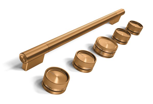 Bronze Handle and Knob Hardware Accessory Kit for KitchenAid® 30" Commercial-Style Gas Range