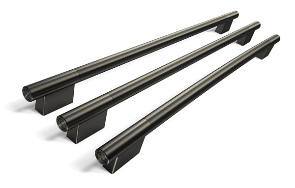 Black Ore Handle Hardware Accessory Kit for KitchenAid® 36" Width Counter-Depth French Door Refrigerator