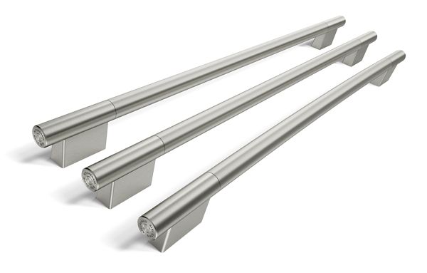 Stainless Steel Handle Hardware Accessory Kit for KitchenAid® 36" Width Counter-Depth French Door Refrigerator