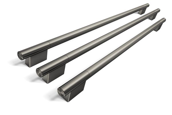 Black Ore Handle Hardware Accessory Kit for KitchenAid® 42" Built-In French Door Bottom Mount Refrigerator