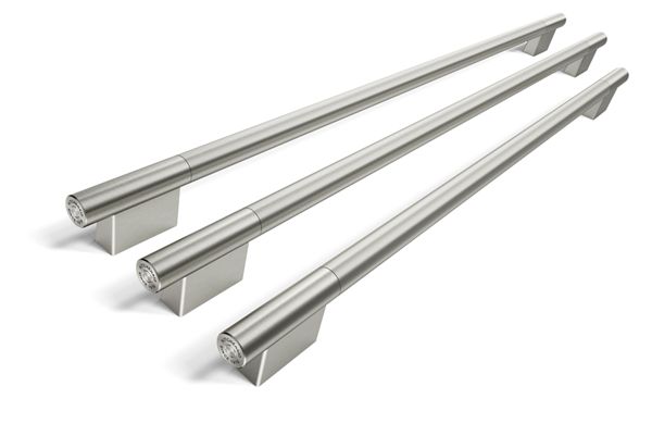 Stainless Steel Handle Hardware Accessory Kit for KitchenAid® 42" Built-In French Door Bottom Mount Refrigerator