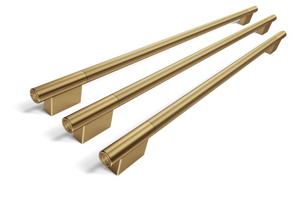 Brass Handle Hardware Accessory Kit for KitchenAid® 42" Built-In French Door Bottom Mount Refrigerator