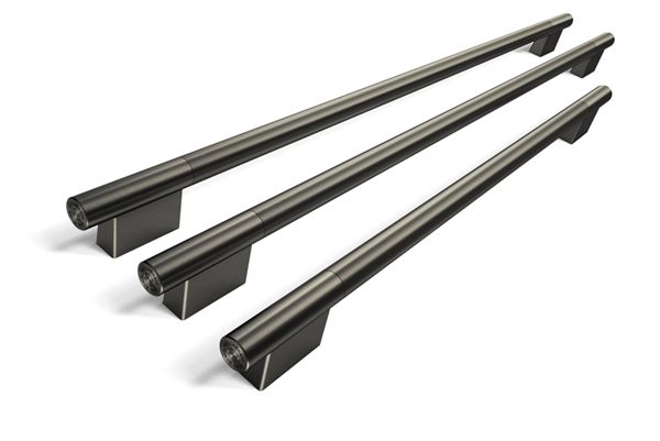 Black Ore Handle Hardware Accessory Kit for KitchenAid® 36" Built-In French Door Bottom Mount Refrigerator