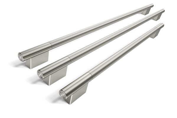 Stainless Steel Handle Hardware Accessory Kit for KitchenAid® 36" Built-In French Door Bottom Mount Refrigerator