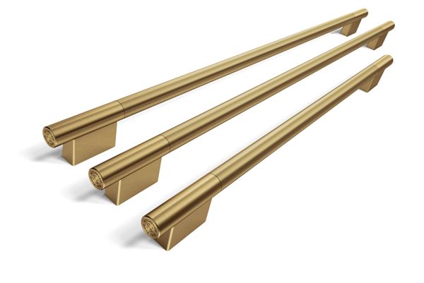 Brass Handle Hardware Accessory Kit for KitchenAid® 36" Built-In French Door Bottom Mount Refrigerator