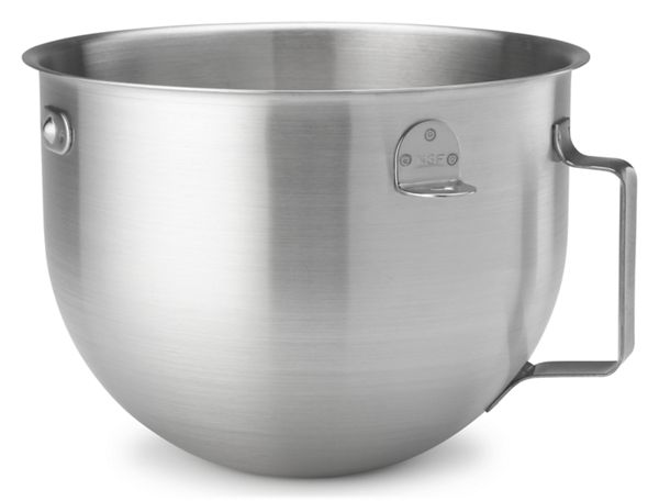 KitchenAid® 5 Quart NSF Certified Brushed Stainless Steel Mixing Bowl