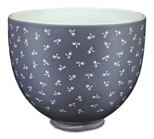 KitchenAid® 5 Quart Vintage Florals Ceramic Bowl