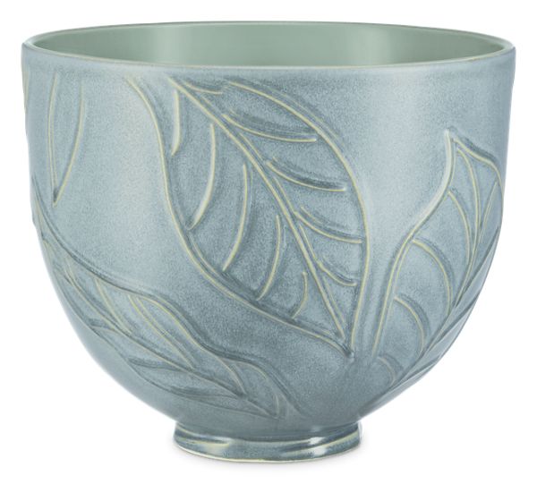 5 Quart Spring Leaves Ceramic Bowl