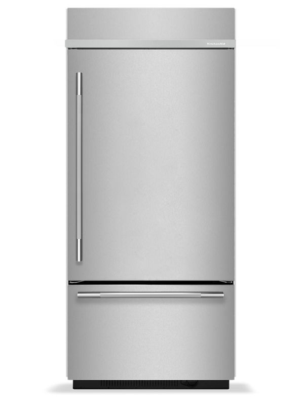 20.8 Cu. Ft. 36" Built-In Bottom Mount Refrigerator with Platinum Interior