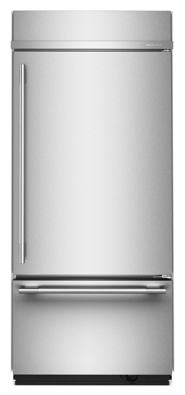 20.8 Cu. Ft. 36" Built-In Bottom Mount Refrigerator with Platinum Interior