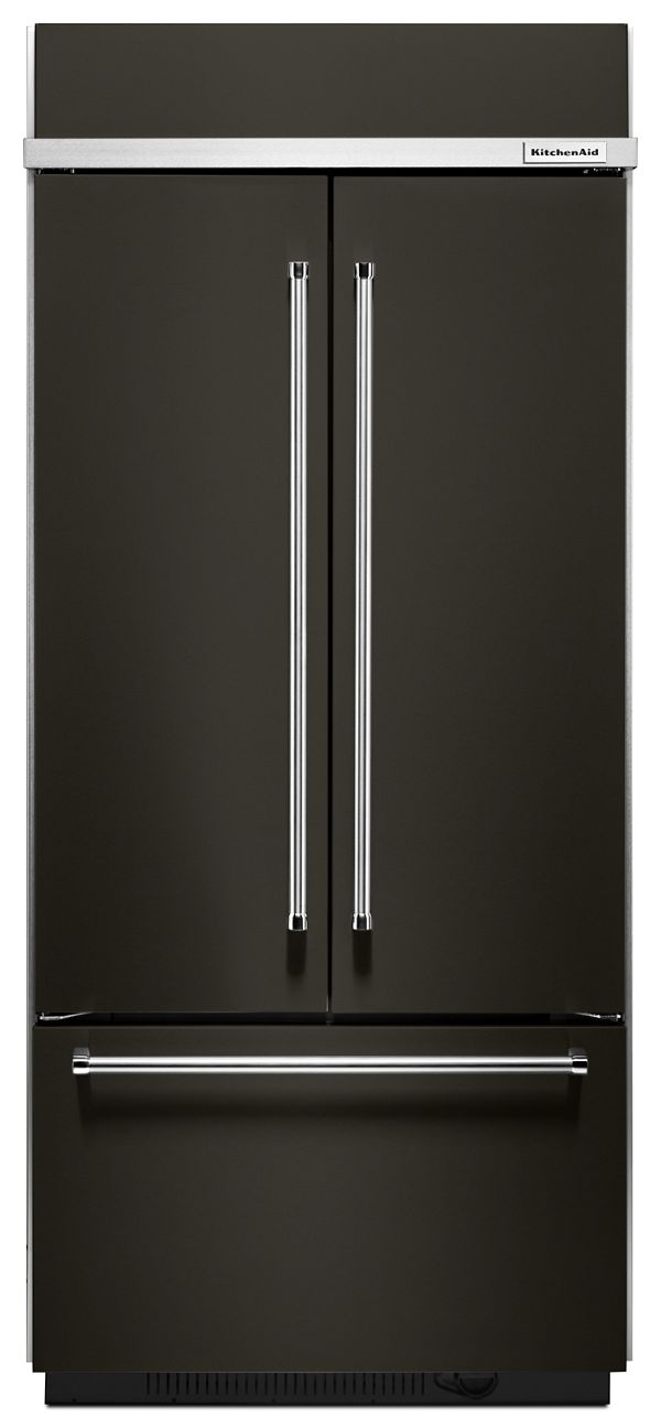 KitchenAid&reg; 20.8 Cu. Ft. 36&quot; Width Built In Stainless Steel French Door Refrigerator with Platinum Interior Design