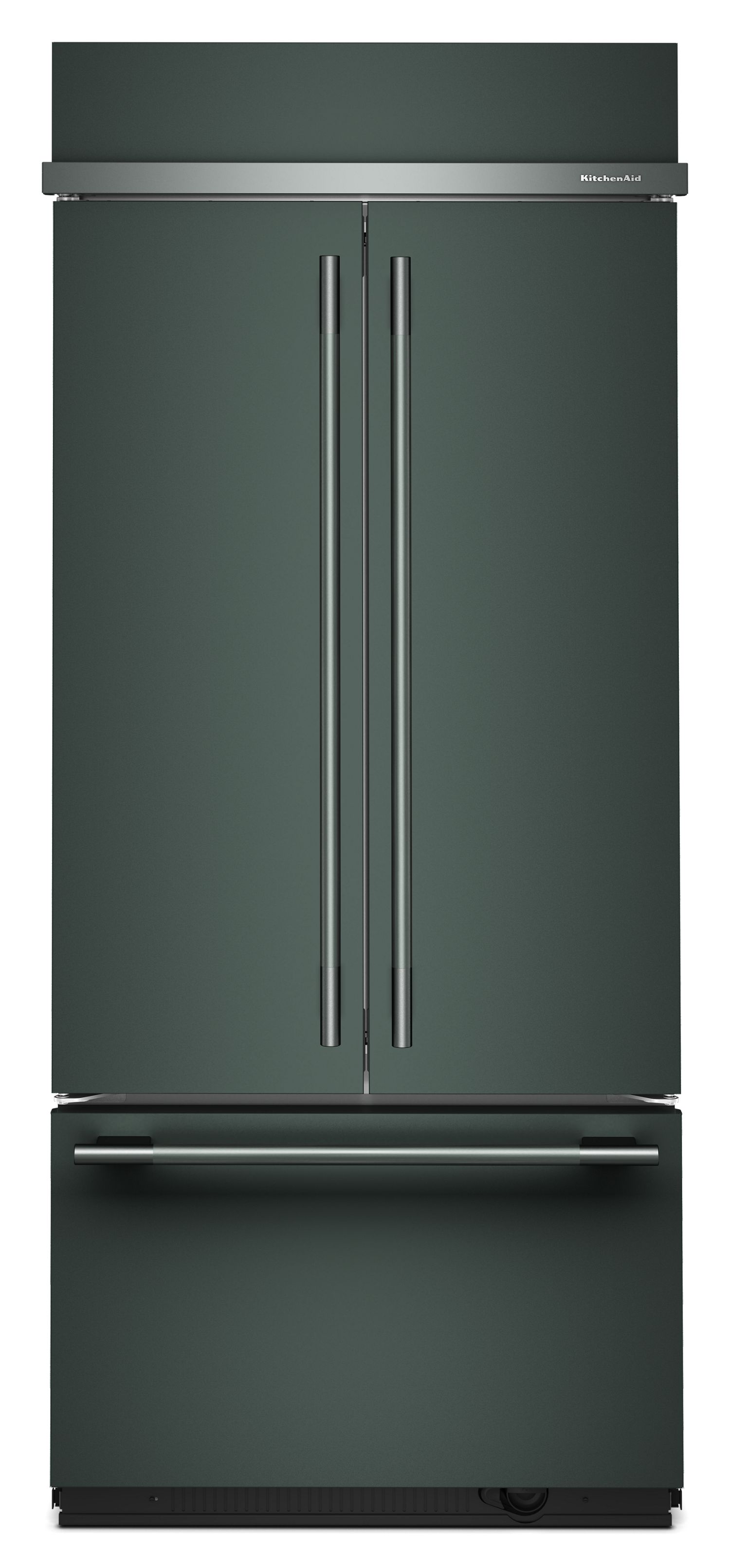 KitchenAid 20.8 Cu. Ft. 36 in. Built-In French Door Bottom Mount Refrigerator w/ Signature Platinum Interior In Juniper KBFN536SJP