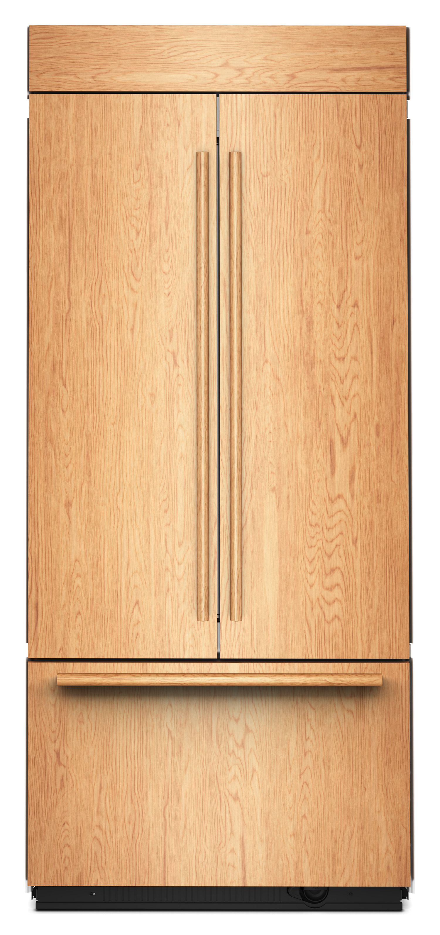 KitchenAid 20.8 Cu. Ft. 36 in. Built-In Panel-Ready French Door Refrigerator w/ Signature Platinum Interior in Panel Ready KBFN536TPA