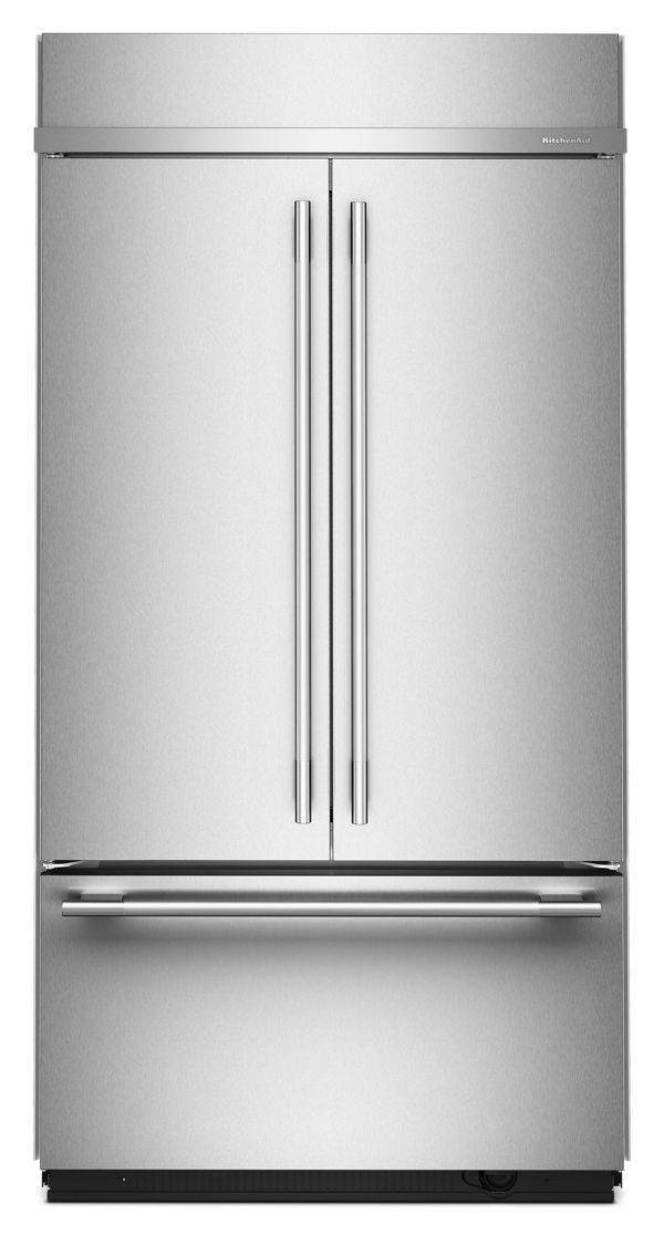 24.2 Cu. Ft. 42" Built-In French Door Bottom Mount Refrigerator with Platinum Interior