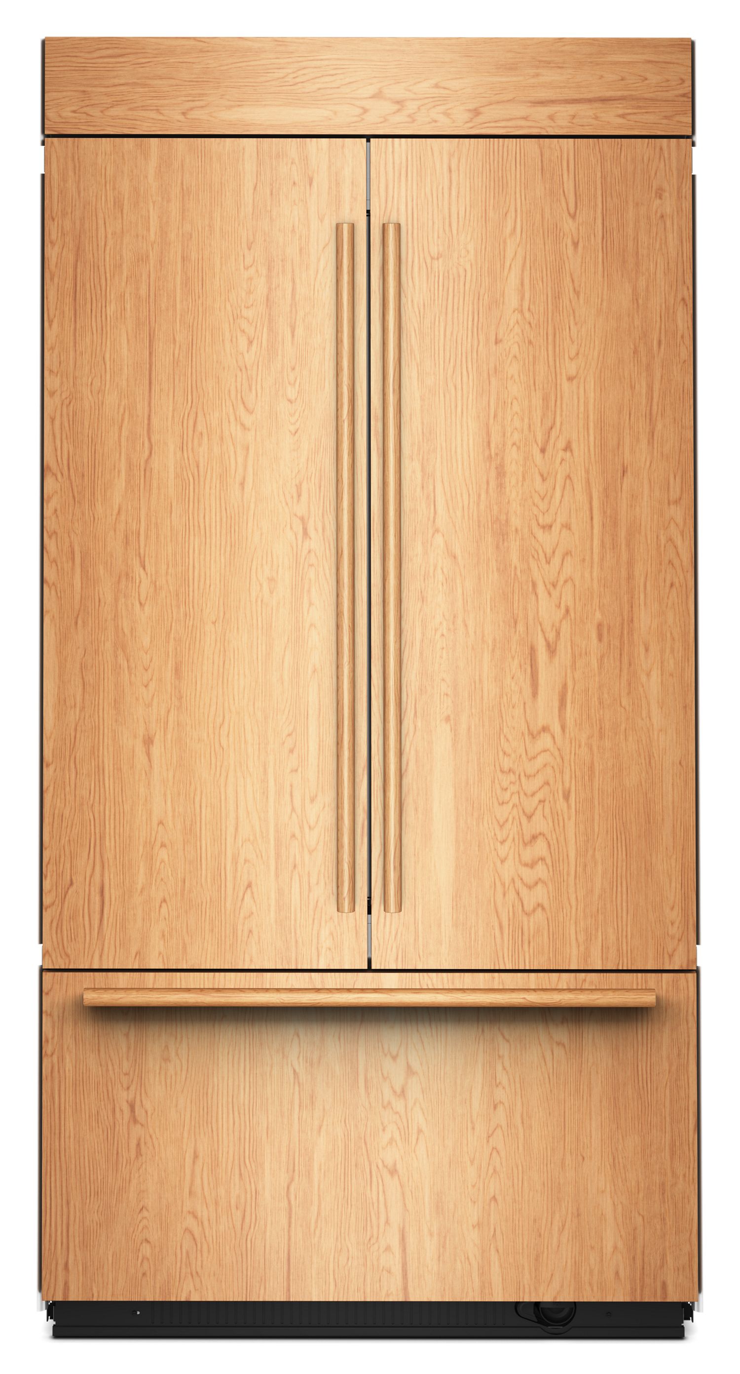 KitchenAid 24.2 Cu. Ft. 42 in. Built-In Panel-Ready French Door Refrigerator w/ Signature Platinum Interior in Panel Ready KBFN542TPA