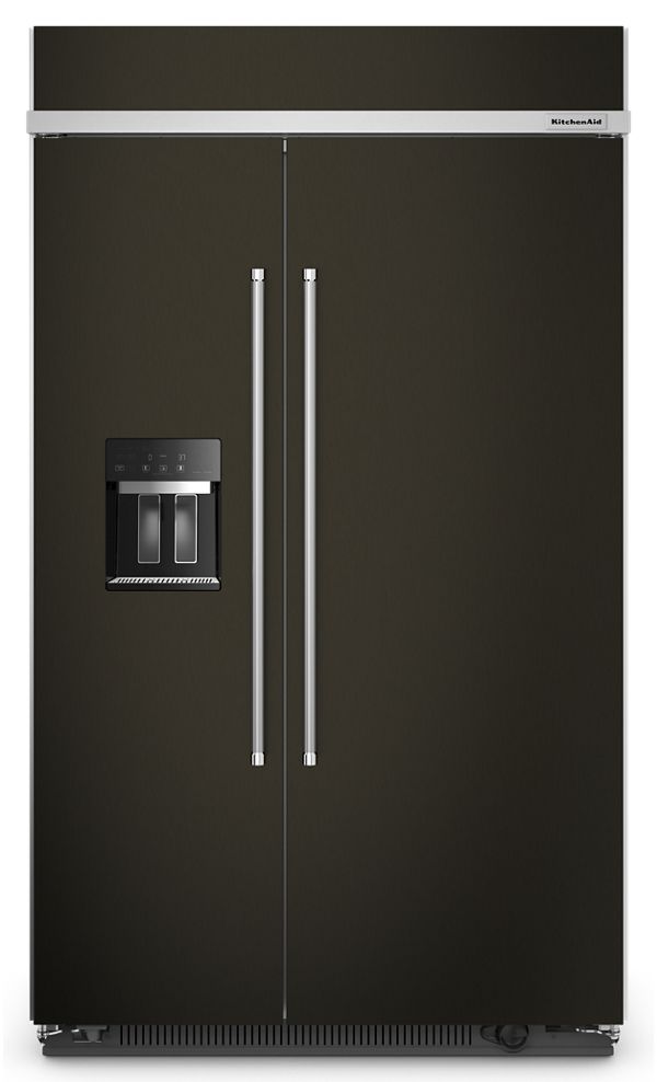 Réfrigérateur encastré côte à côte avec distributeur - 48 po - 29.4 pi cu