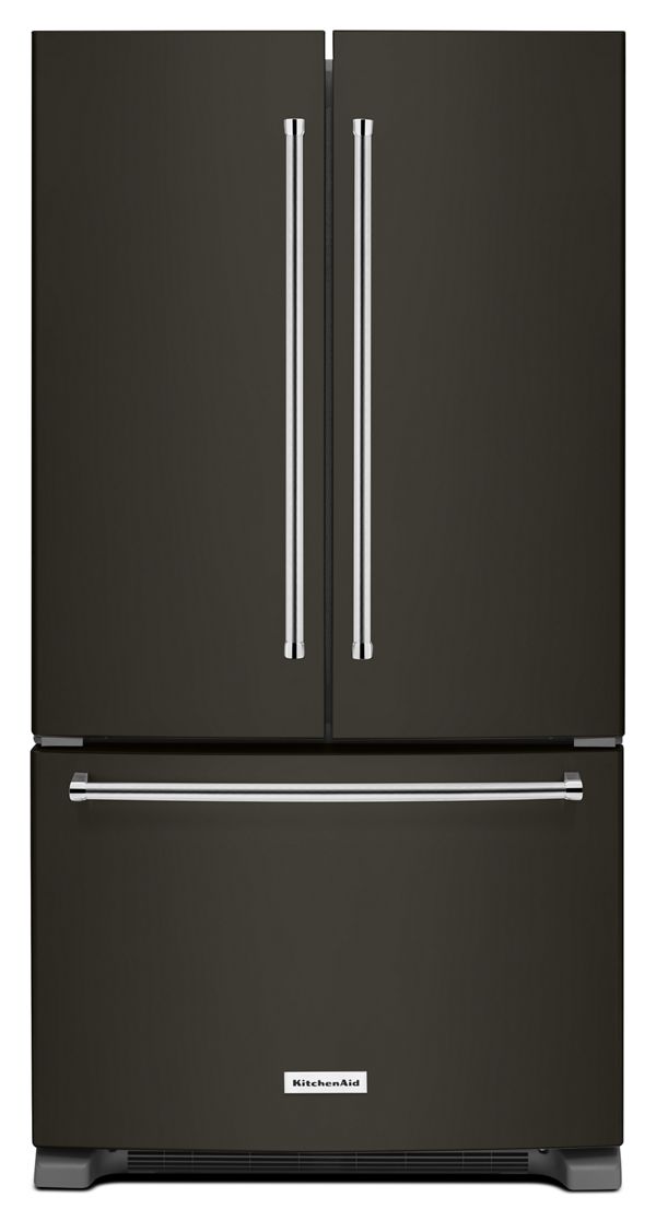 KitchenAid® 20 cu. ft. 36-Inch Width Counter-Depth French Door Refrigerator with Interior Dispense and PrintShield™ Finish