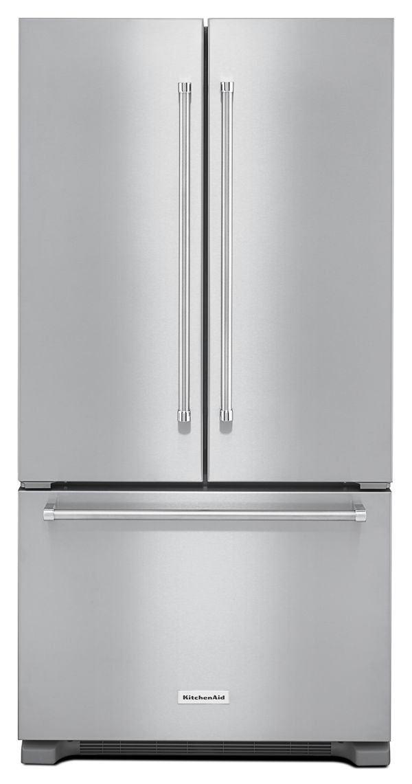 KitchenAid® 22 cu. ft. 36-Inch Width Counter Depth French Door Refrigerator with Interior Dispense