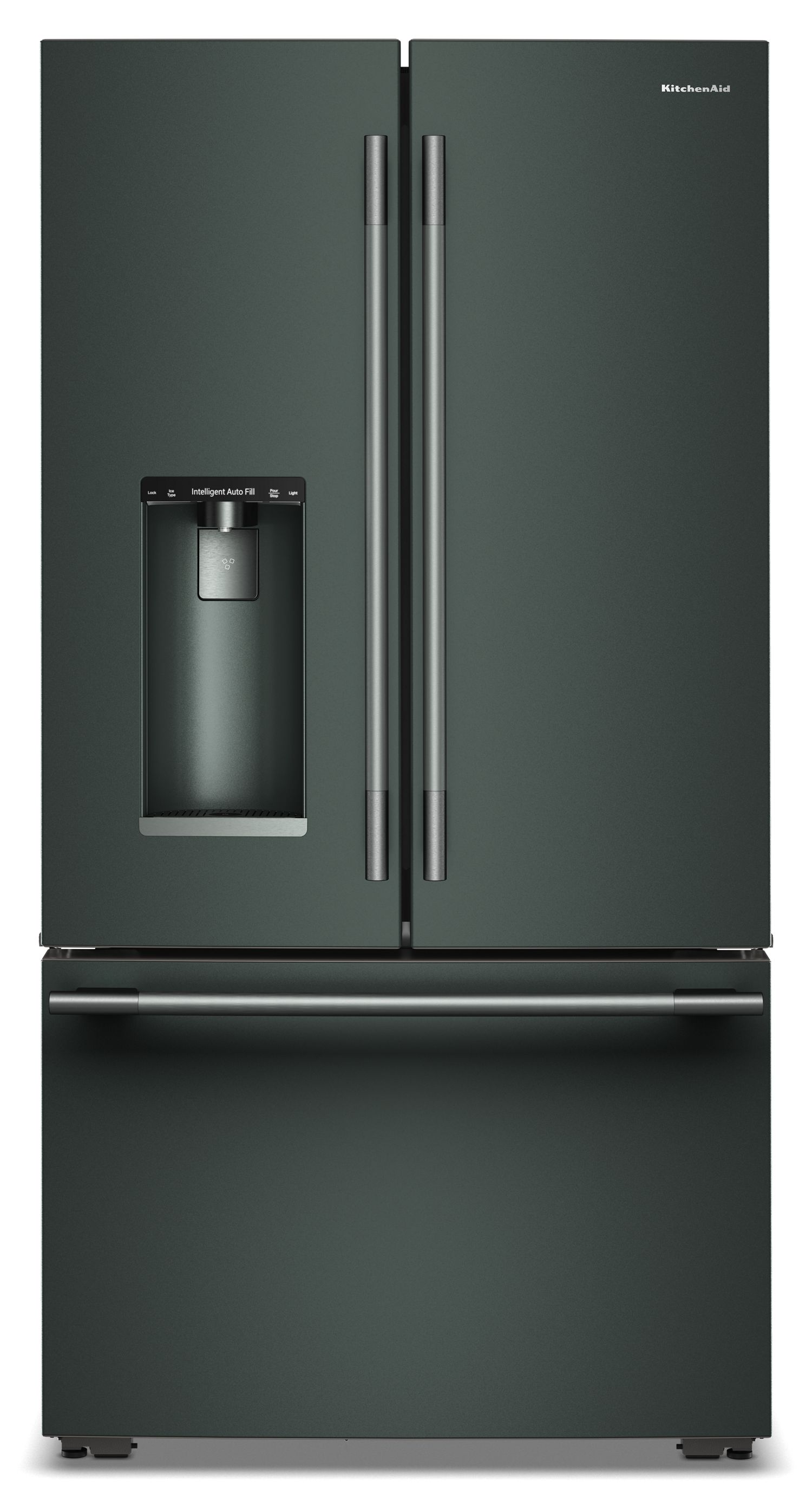 KitchenAid 23 Cu. Ft. 36 in. Counter-Depth French Door Refrigerator w/ Intelligent Auto Fill In Juniper KRFC536SJP