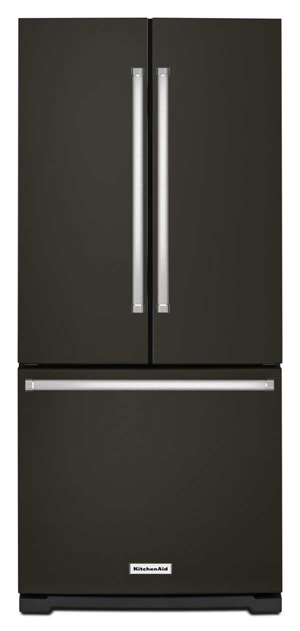 KitchenAid® 20 cu. Ft. 30-Inch Width Standard Depth French Door Refrigerator with Interior Dispense