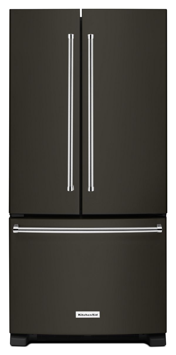 KitchenAid&reg; 22 cu. Ft. 33-Inch Width Standard Depth French Door Refrigerator with Interior Dispense and PrintShield&trade; Finish