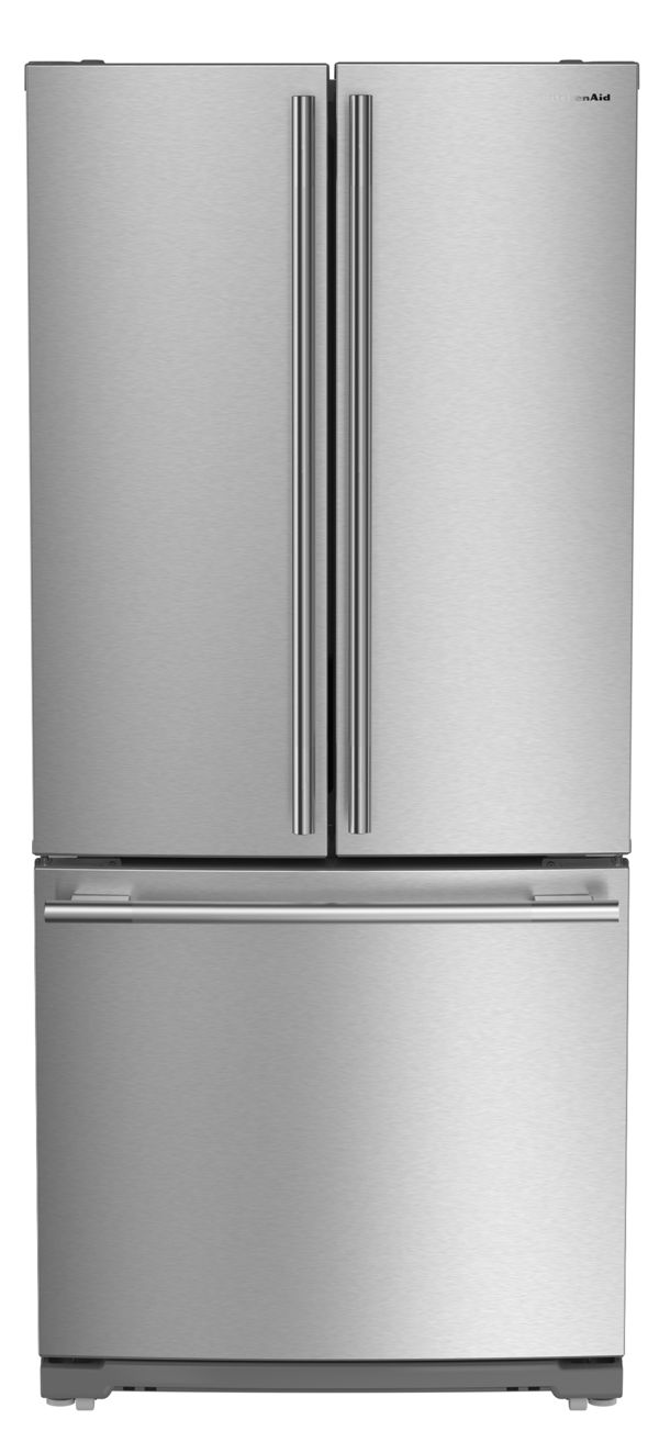 20 cu. Ft. 30-Inch Width Standard Depth French Door Refrigerator with PrintShield® Finish and Interior Dispense