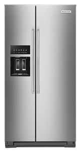 22.6 cu ft. Counter-Depth Side-by-Side Refrigerator with Exterior Ice and Water and PrintShield™ finish