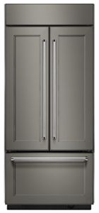 20.8 Cu. Ft. 36" Width Built In Panel Ready French Door Refrigerator