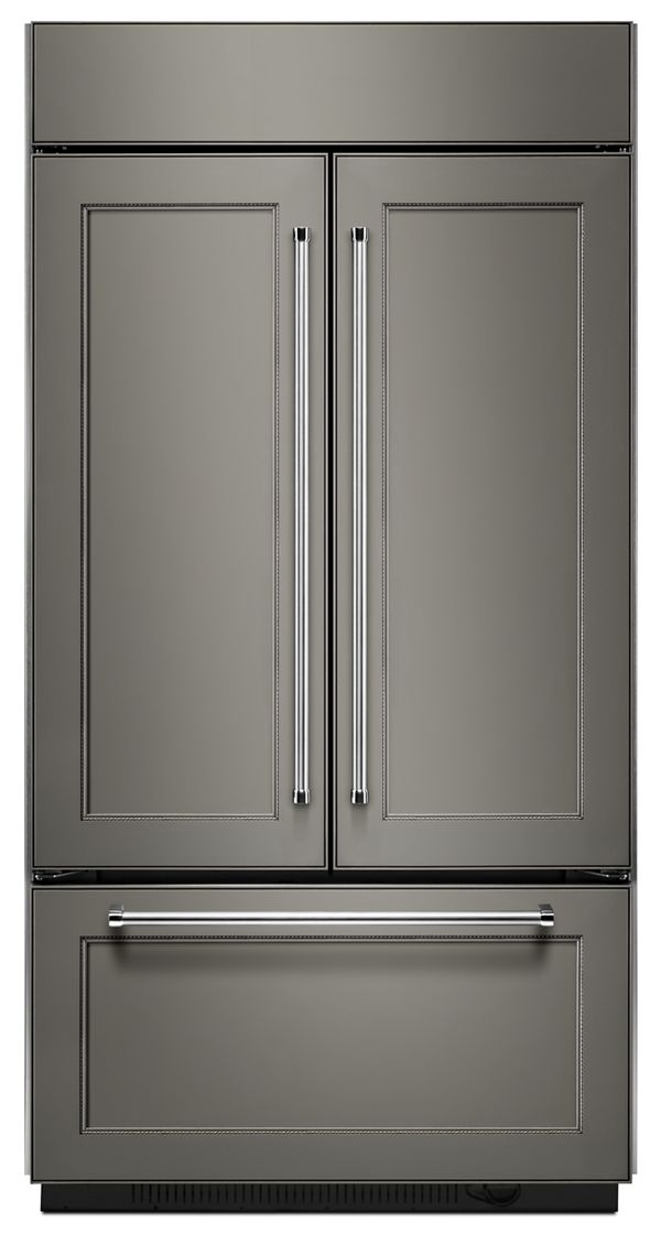 24.2 Cu. Ft. 42" Width Built-In Panel Ready French Door Refrigerator with Platinum Interior Design