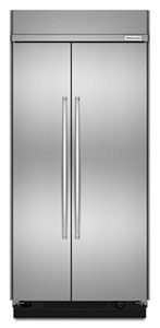 25.5 cu. ft 42-Inch Width Built-In Side by Side Refrigerator with PrintShield™ Finish