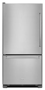 22 cu. ft. 33-Inch Width Full Depth Non Dispense Bottom Mount Refrigerator