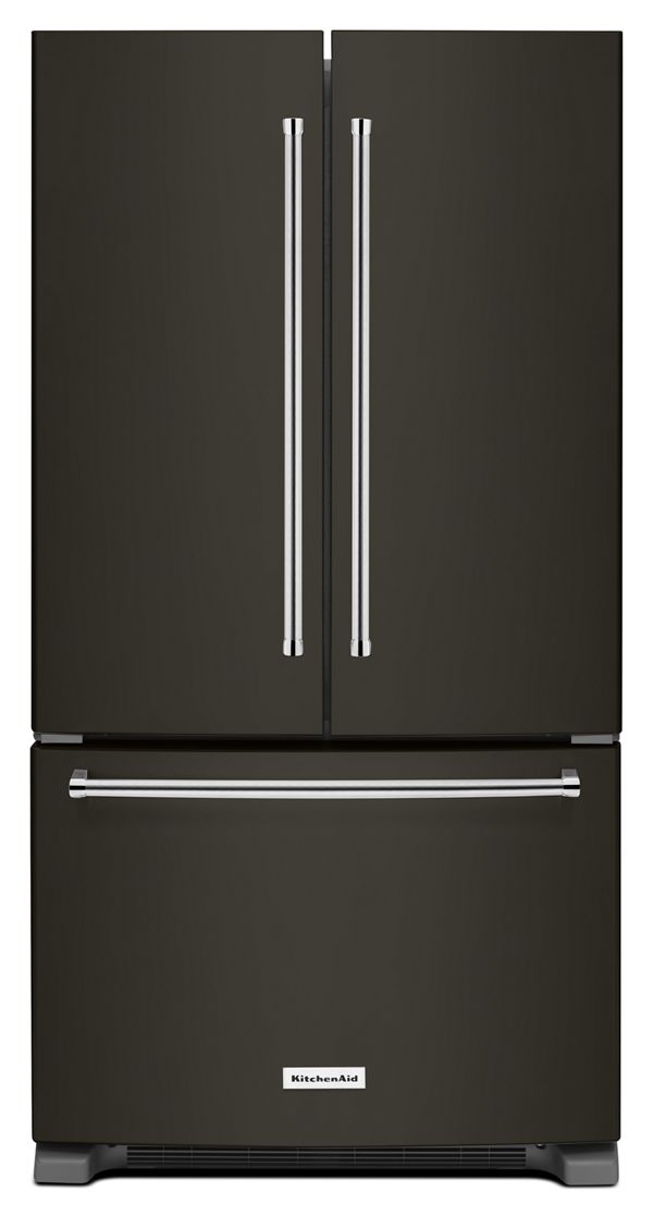 KitchenAid&reg; 20 cu. ft. 36-Inch Width Counter-Depth French Door Refrigerator with Interior Dispense and PrintShield&trade; Finish