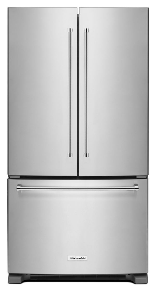 KitchenAid&reg; 20 cu. ft. 36-Inch Width Counter-Depth French Door Refrigerator with Interior Dispense
