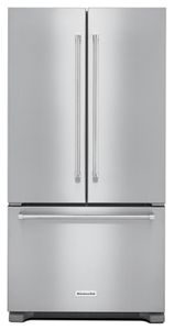 22 Cu Ft 36 Inch Width Counter Depth French Door Refrigerator With Interior Dispense