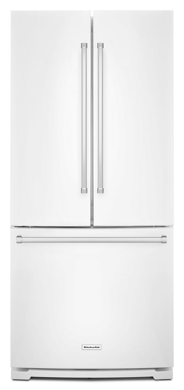 KitchenAid&reg; 20 cu. Ft. 30-Inch Width Standard Depth French Door Refrigerator with Interior Dispense