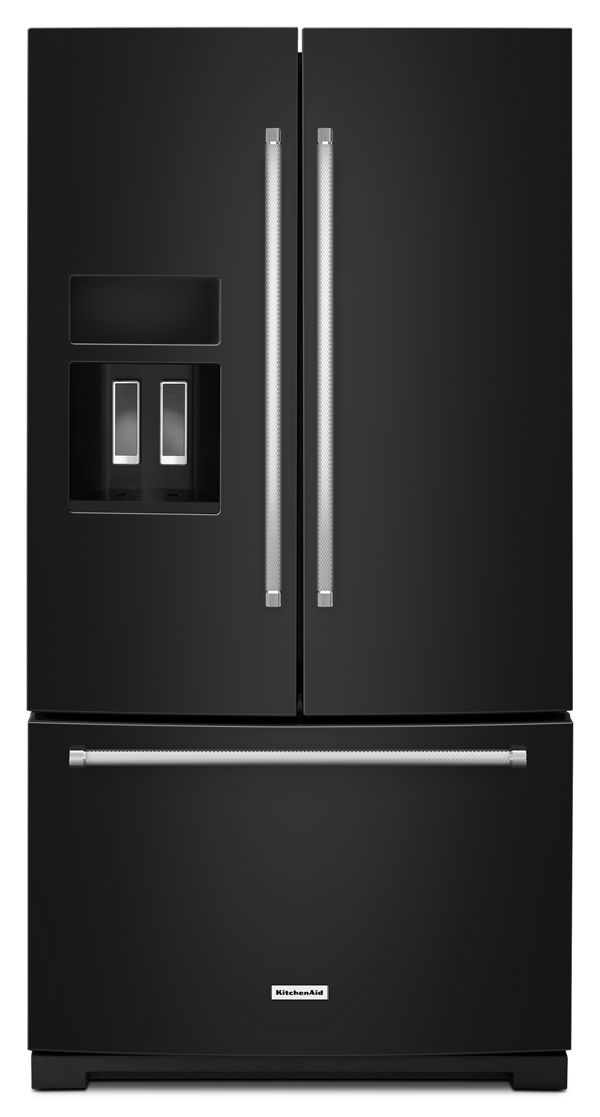 KitchenAid® 26.8 Cu. Ft. 36-Inch Width Standard Depth French Door Refrigerator With Exterior Ice And Water