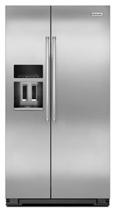 20 Cu. Ft. Counter Depth Side-by-Side Refrigerator with Exterior Ice and Water